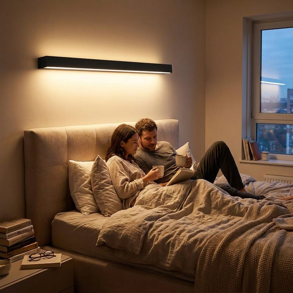 Linea LED Wall Lamp - Slim, Tri-Color, Modern Indoor Strip Light