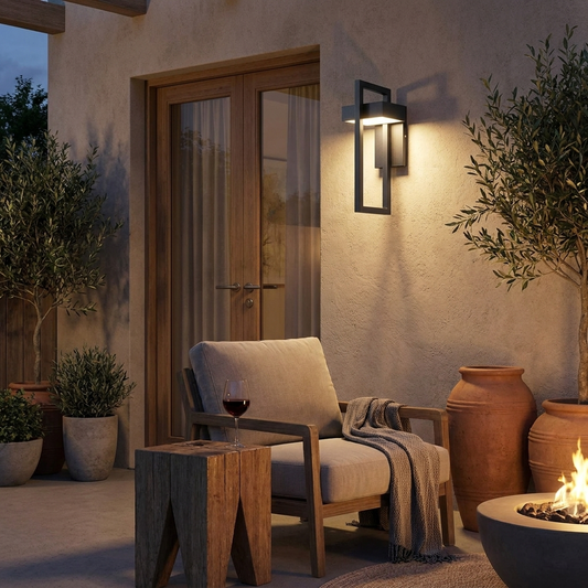 Courtyard Wall Lamp - LED, Weatherproof, Outdoor Garden Light