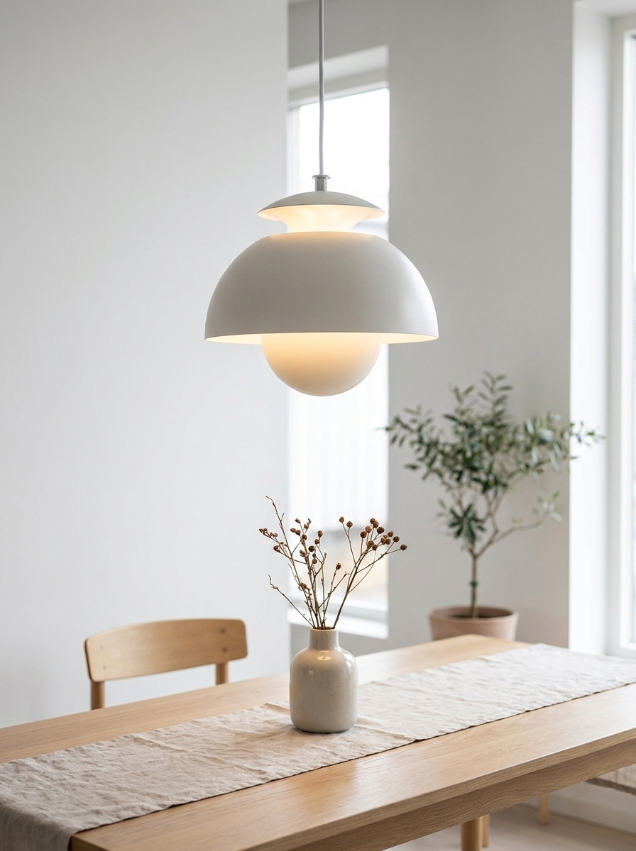 Classic Iron Pendant Bedside Lamp