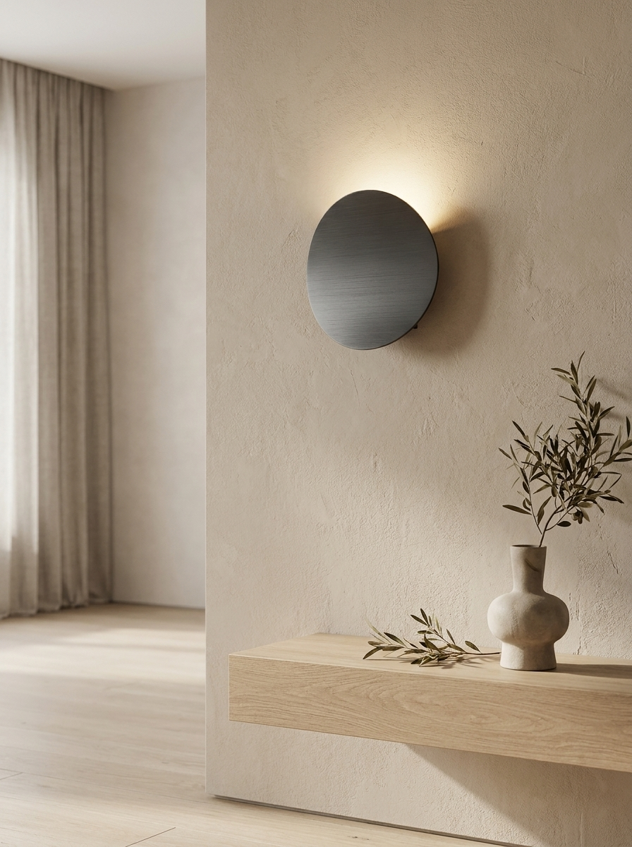 Aria Round Bedside Wall Lamp