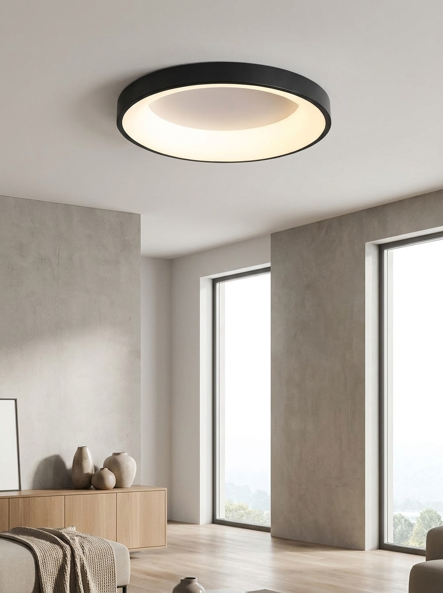 Halo Modern Round Ceiling Lamp