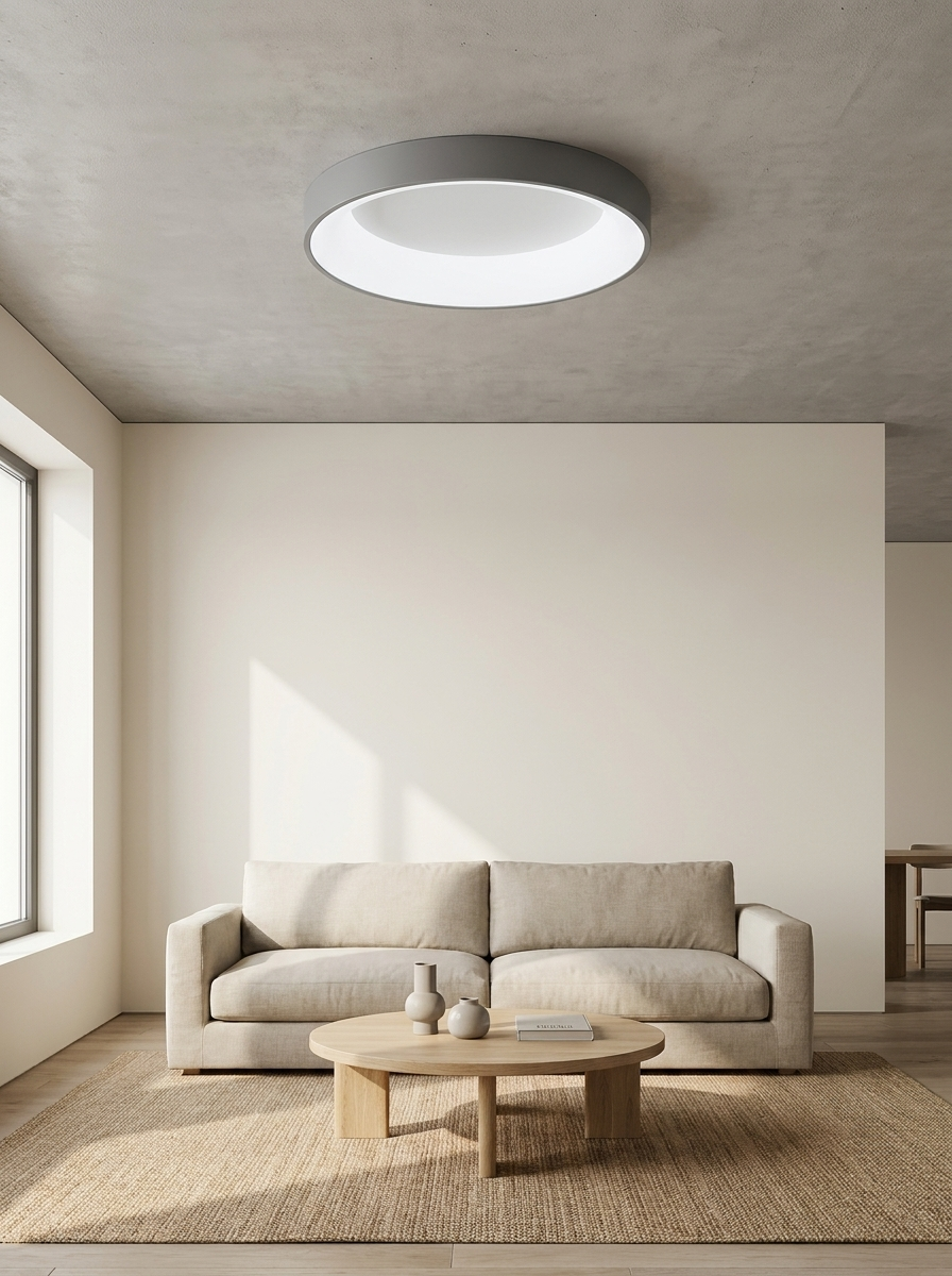 Halo Modern Round Ceiling Lamp