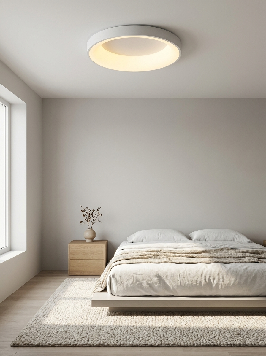 Halo Modern Round Ceiling Lamp