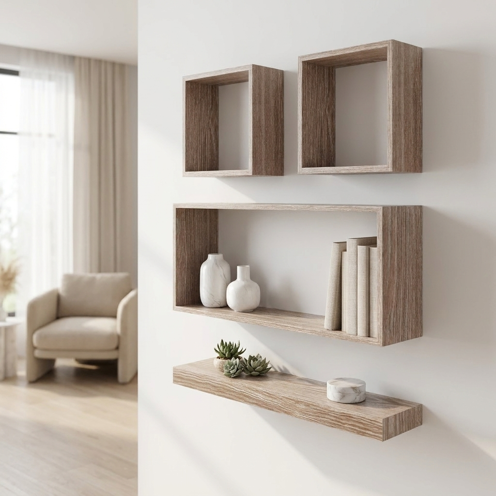 Maple Floating Wall Shelf