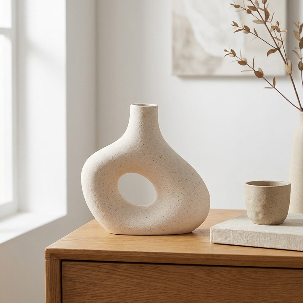 Display Cabinet Ceramic Vase